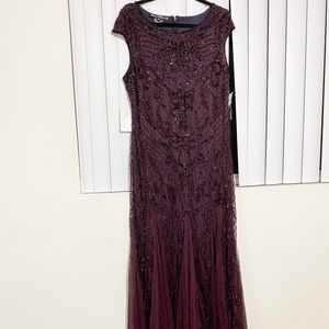 Pisarro Nights Gown beaded (dress) (Purple/Plum)
